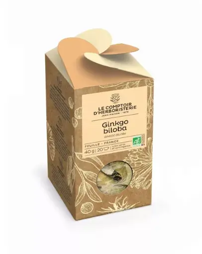 Tisane Ginkgo Biloba 40gr (Feuilles) LE COMPTOIR D'HERBORISTERIE