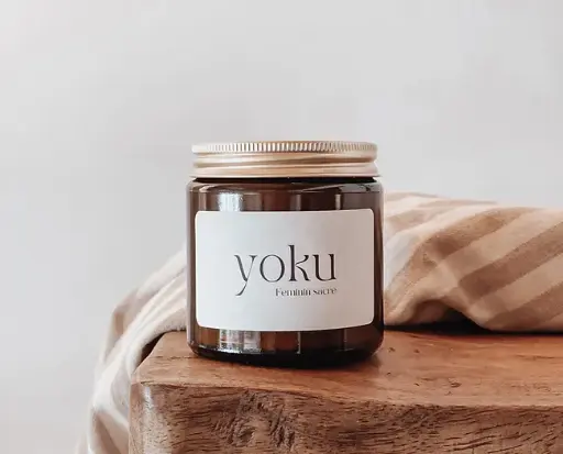 Bougie Yoku Brown "Mystère d'Ambre" 120ml YOKU