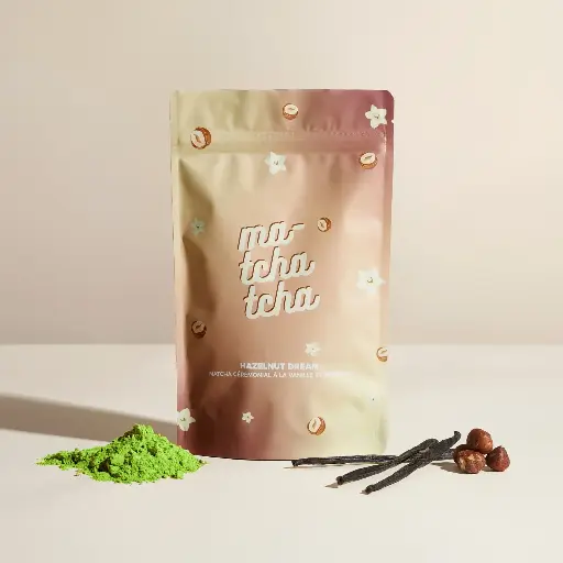 Thé Matcha Vanille/Noisette 80gr MATCHATCHA
