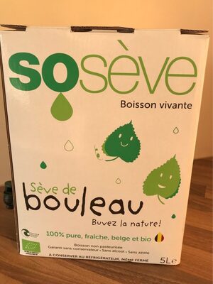 Sève de Bouleau fraîche 5L SOSEVE
