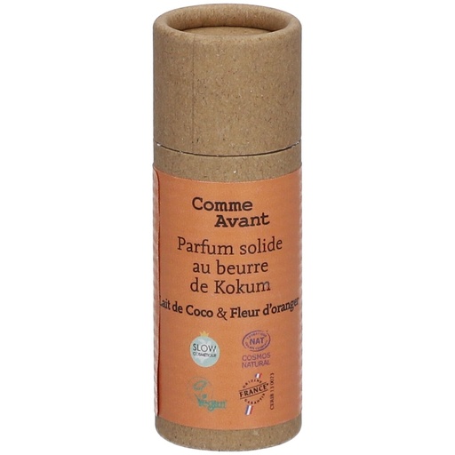 Parfum Solide 20gr "Coco & Fleur d'oranger" COMME AVANT