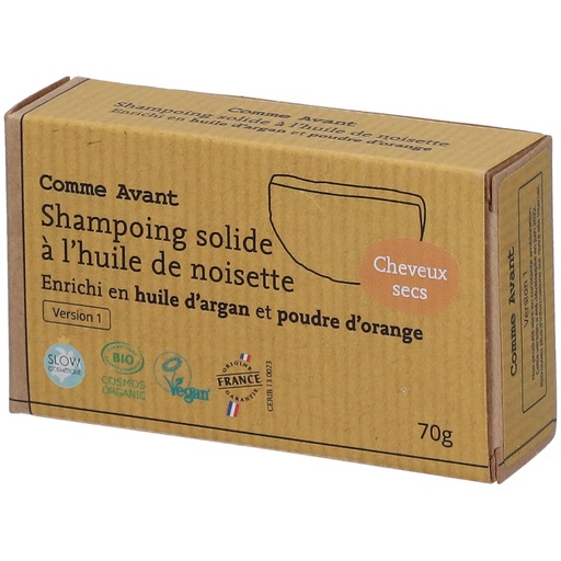 Shampoing solide à l'huile d'Argan (cheveux secs) COMME AVANT