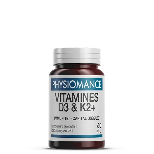 Vitamines D3K2+ 60caps - PHYSIOMANCE - THERASCIENCE