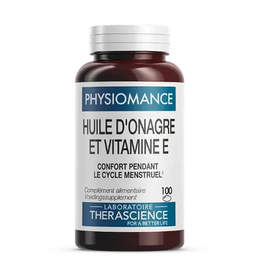Huile d'Onagre et Vitamine E 100gel - THERASCIENCE